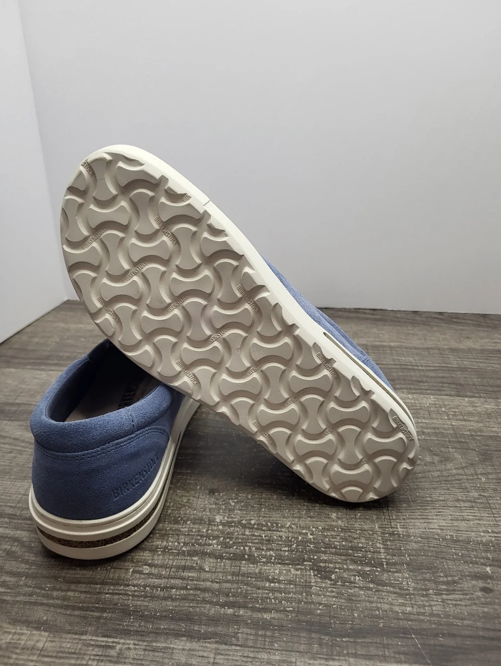 Birkenstock Oswego Women's Blue Suede Size EU 37 US 6 Sneakers Shoes New